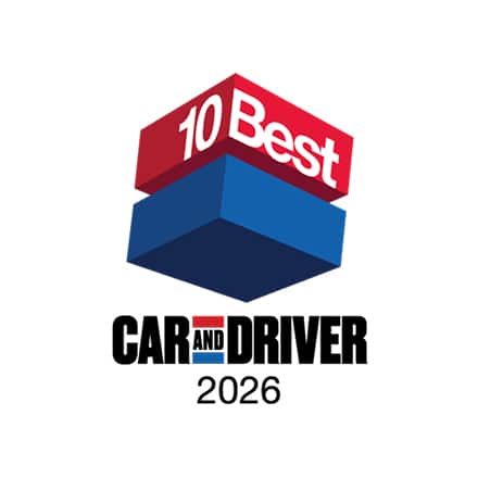 2026 Car and Driver 10Best trucks and suv logo